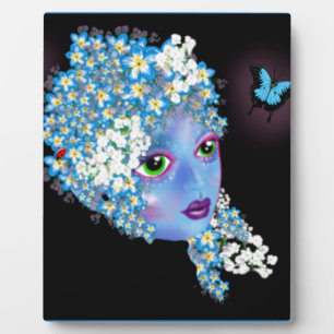 GAIA Mother Earth Pagan fantasy Art by LeahG Plaque