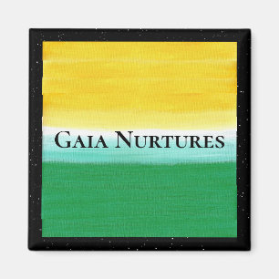 Gaia Nurtures 2 inch square Magnet