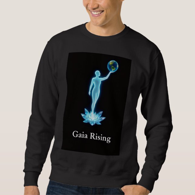 Gaia Rising Mens Sweatshirt (Front)