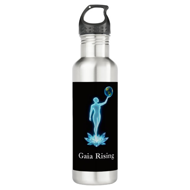 Gaia Rising Stainless Steel Waterbottle 710 Ml Water Bottle (Front)