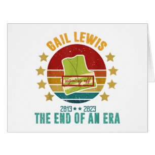 Gail Lewis, We Salute You, The End Of An Era Signi