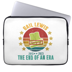 Gail Lewis, We Salute You, The End Of An Era Signi Laptop Sleeve