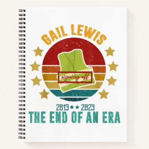 Gail Lewis, We Salute You, The End Of An Era Signi Notebook
