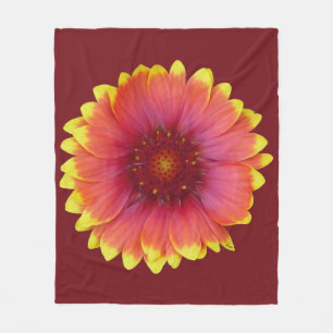 Gaillardia 1 fleece blanket