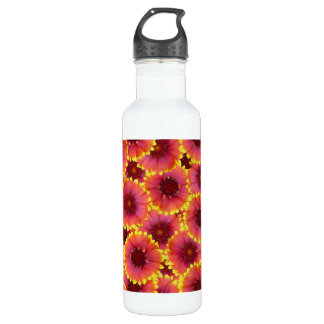 Gaillardia Seamless Pattern 710 Ml Water Bottle