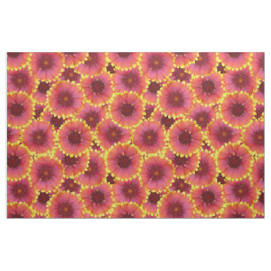 Gaillardia Seamless Pattern Fabric