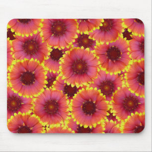 Gaillardia Seamless Pattern Mouse Pad