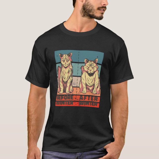 Gain weight Cats T-Shirt (Front)