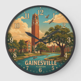 Gainesville Florida Large Clock