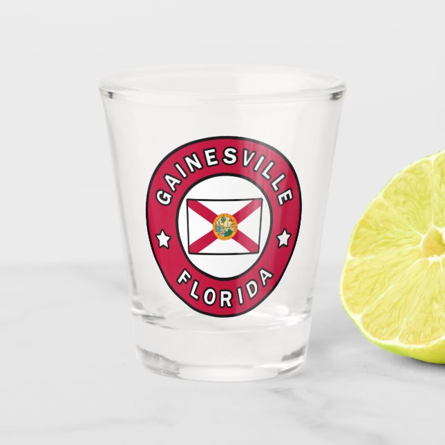 Gainesville Florida Shot Glass (Front)
