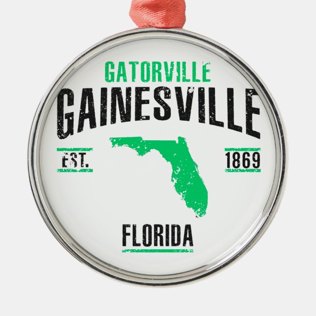 Gainesville Metal Tree Decoration (Front)