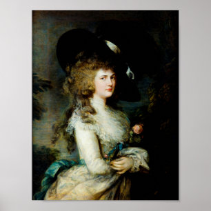 Gainsborough: Portrait of Georgiana Poster