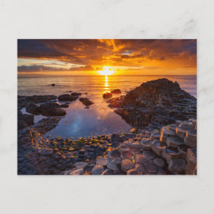 Gaint´s  Causeway in Irland Postkarte Postcard