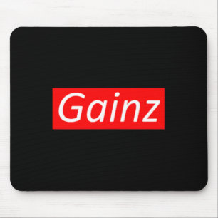 Gainz Bodybuilding Sport Fitness Gift Men Women Ki Mouse Pad