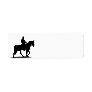 Gaited horse address label