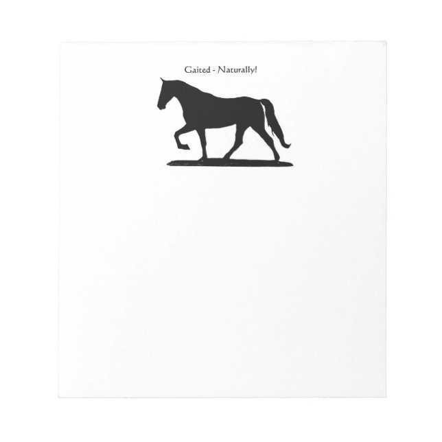 Gaited - Naturally Notepad (Front)