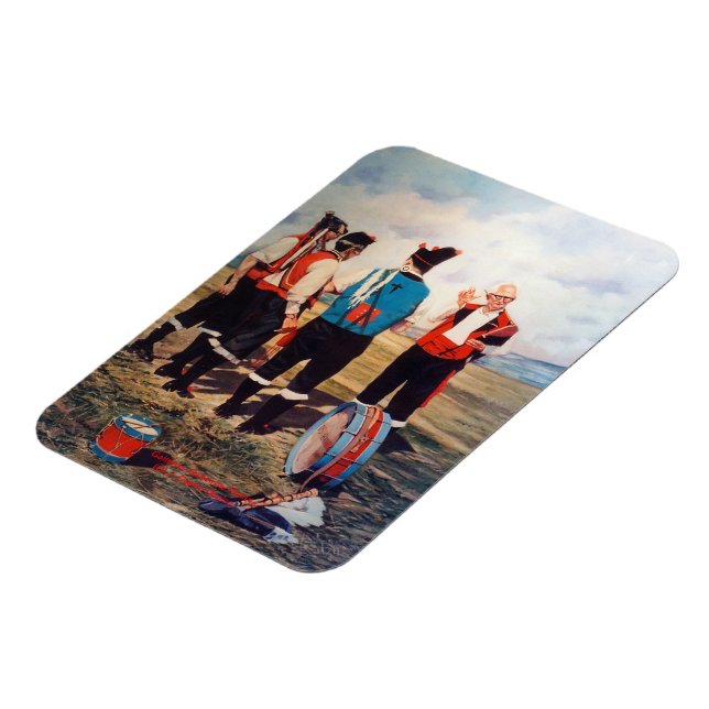 Gaiteros/Gaiteiros/Pipers Magnet (Left Side)