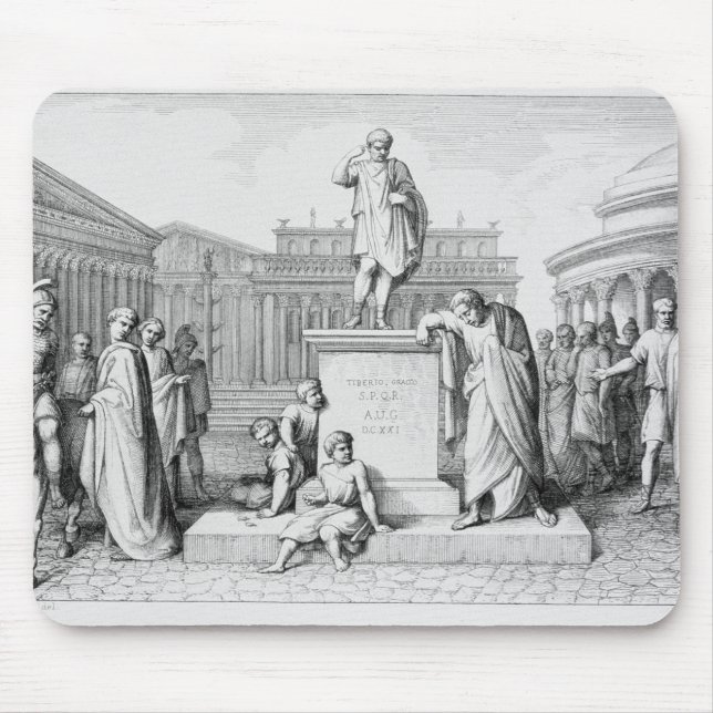 Gaius Gracchus Weeping Before his Father's Mouse Pad (Front)