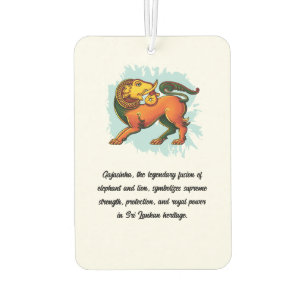 Gajasinha – Mythical Guardian of Strength Car Air Freshener
