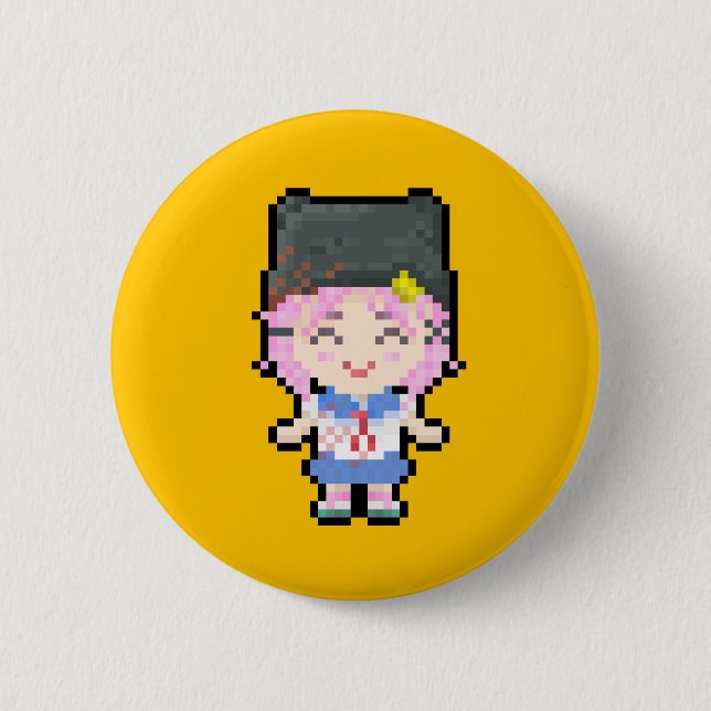 Gakkou Gurashi! ~ Yuki Takeya 6 Cm Round Badge (Front)