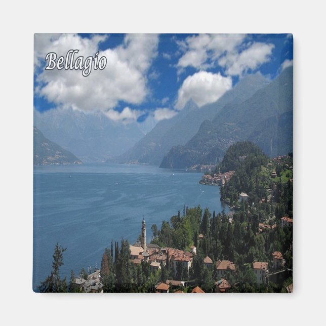 GAL012 BELLAGIO, Lake Como, Italy, Fridge Magnet (Front)