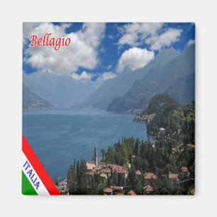 GAL017 BELLAGIO, Lake Como, Italy, Fridge Magnet