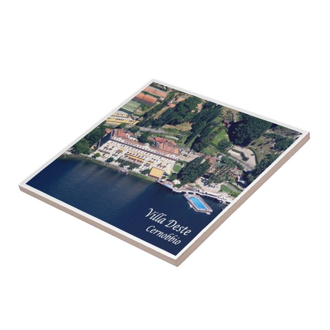 GAL025 CERNOBBIO, Lake Como, Italy, Tile (Side)