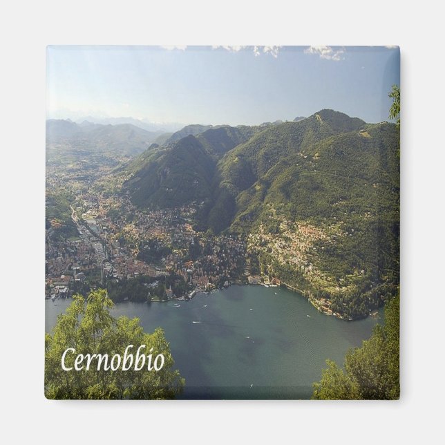 GAL028 CERNOBBIO, Lake Como, Italy, Fridge Magnet (Front)