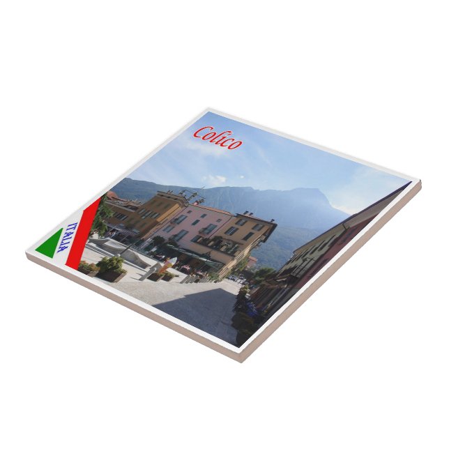 GAL033  COLICO, Lake Lecco, Italy, Tile (Side)