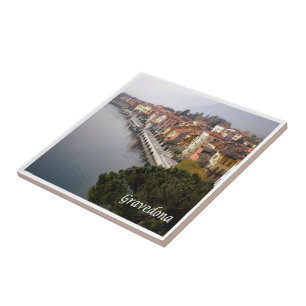 GAL044 GRAVEDONA, Lake Como, Italy, Tile
