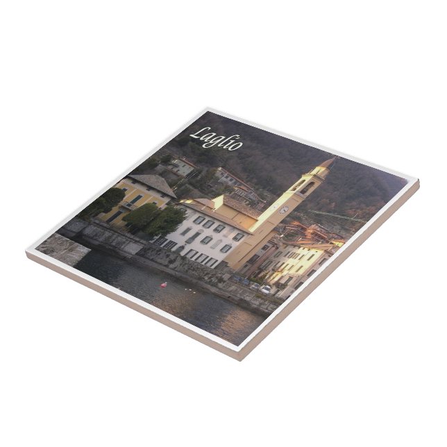 GAL055 LAGLIO, Lake Como, Italy, Tile (Side)