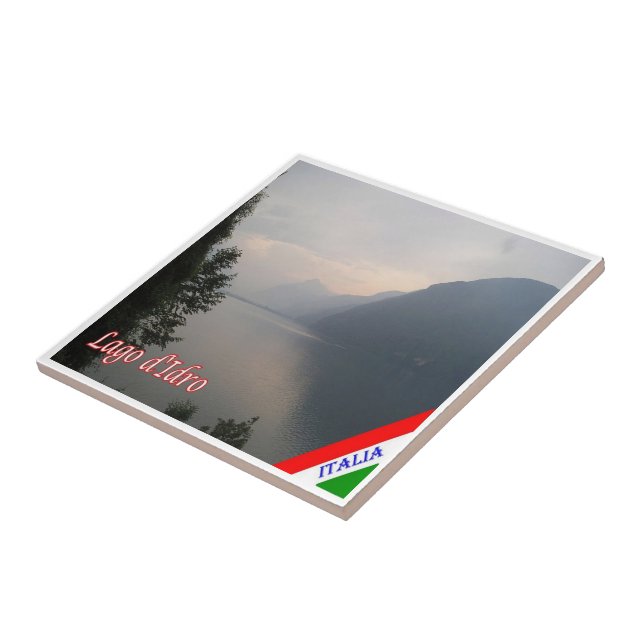 GAL059 LAKE IDRO, Italy, Tile (Side)