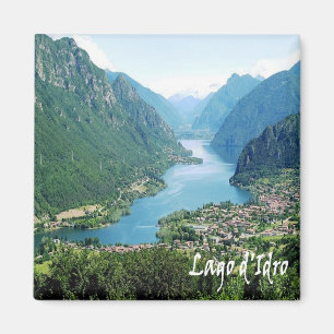 GAL065 LAKE IDRO, Panorama, Italy, Fridge Magnet