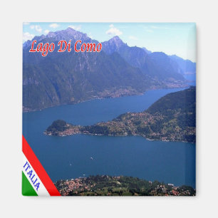 GAL067 LAKE COMO, Panorama, Italy, Fridge Magnet