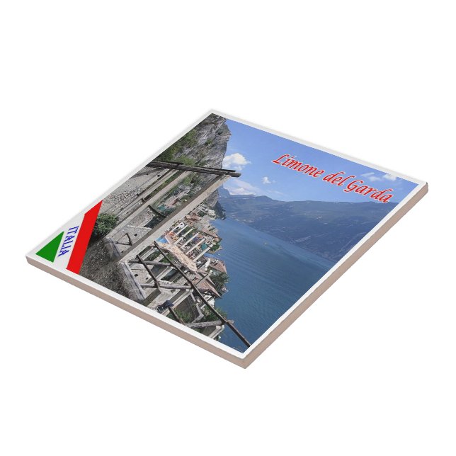 GAL079 LIMONE del GARDA, Italy, Tile (Side)