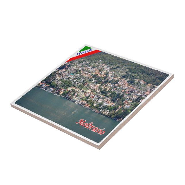 GAL090 MOLTRASIO, Lake Como, Italy, Tile (Side)