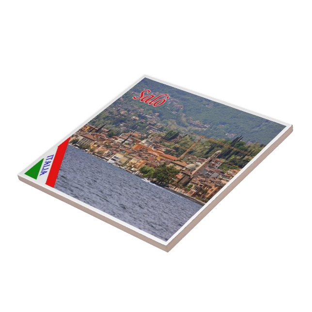 GAL104 SALO', Lake Garda, Italy, Tile (Side)