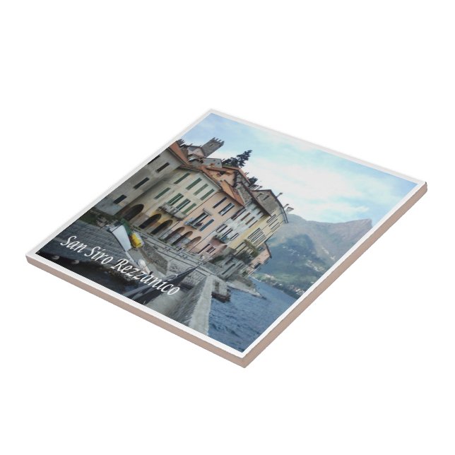 GAL106 SAN SIRO, REZZANICO, Lake Como, Tile (Side)