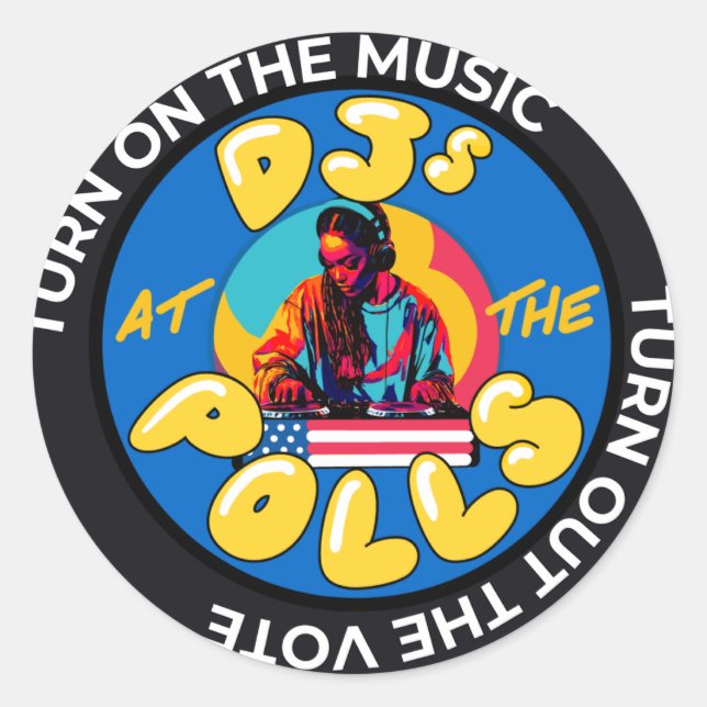 Gal DJ Sticker (Front)