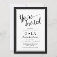 Gala Auction Fundraiser Corporate Business