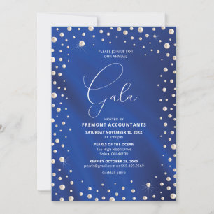 Gala Invitation Pearl Formal Corporate Event