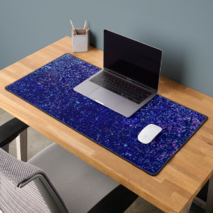 Galactic Blue Desk Mat