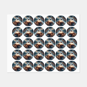 Galactic Breakdance Explosion in Deep Space