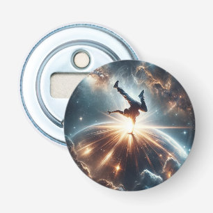 Galactic Breakdance Explosion in Deep Space Bottle Opener
