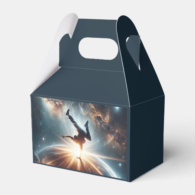 Galactic Breakdance Explosion in Deep Space Favour Box (Front Side)