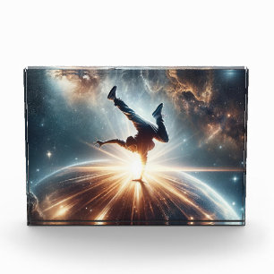 Galactic Breakdance Explosion in Deep Space Photo Block