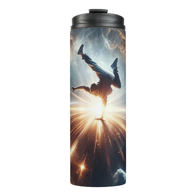 Galactic Breakdance Explosion in Deep Space Thermal Tumbler (Front)