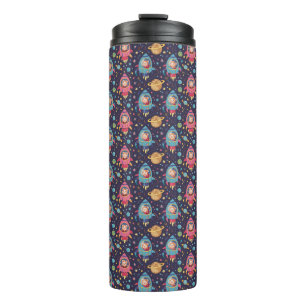 Galactic Buddies: The Cosmic Duo Thermal Tumbler