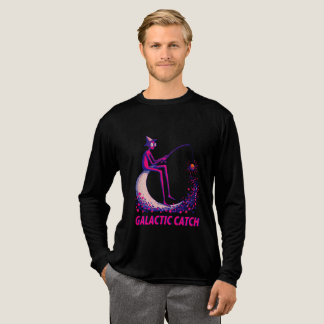 Galactic Catch Illustration – Moon Fishing & Glowi Tri-Blend Shirt