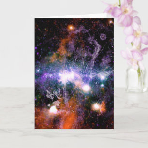 Galactic Centre of Milky Way Galaxy X-Ray Hubble   Card
